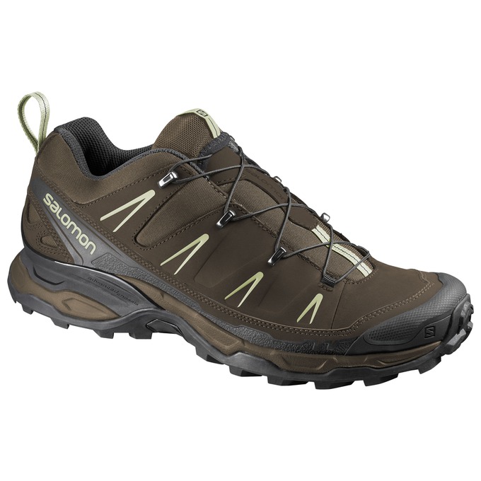 SALOMON X ULTRA LTR Philippines - Men's Hiking Shoes - Chocolate/Black | 894765-KEG